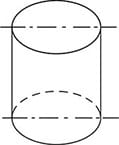 三次元の立体表現　直円柱
インテリアコーディネーター資格試験